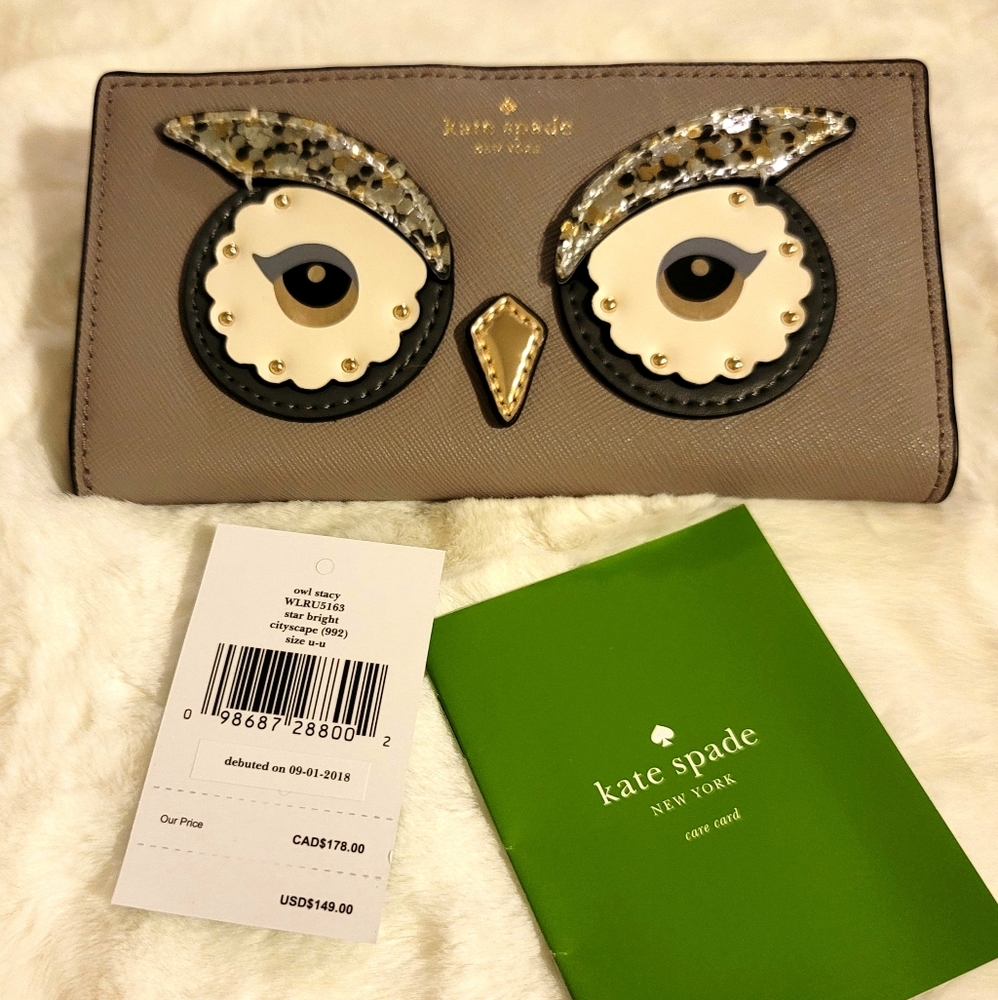 Kate Spade Owl Bifold Wallet